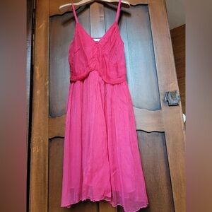 Chic Fuchsia Mini Dress